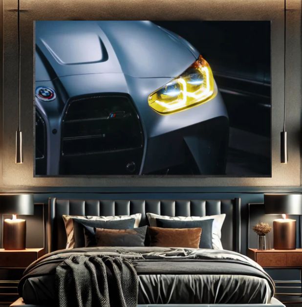 Cuadro BMW M4 Neón