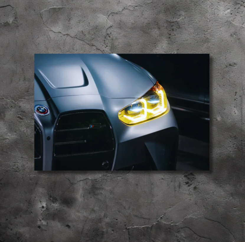 Cuadro BMW M4 Neón