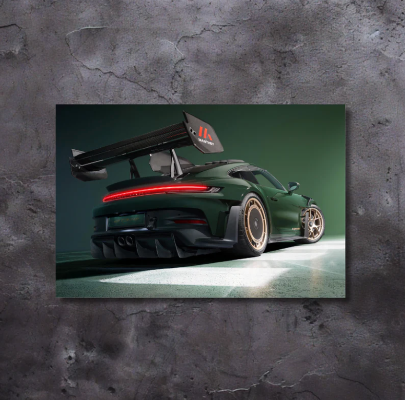 Cuadro PORSCHE Neón