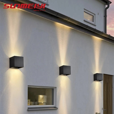 Aplique exterior LED IP65 12W impermeable