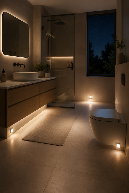 Kit Luz Nocturna Baño