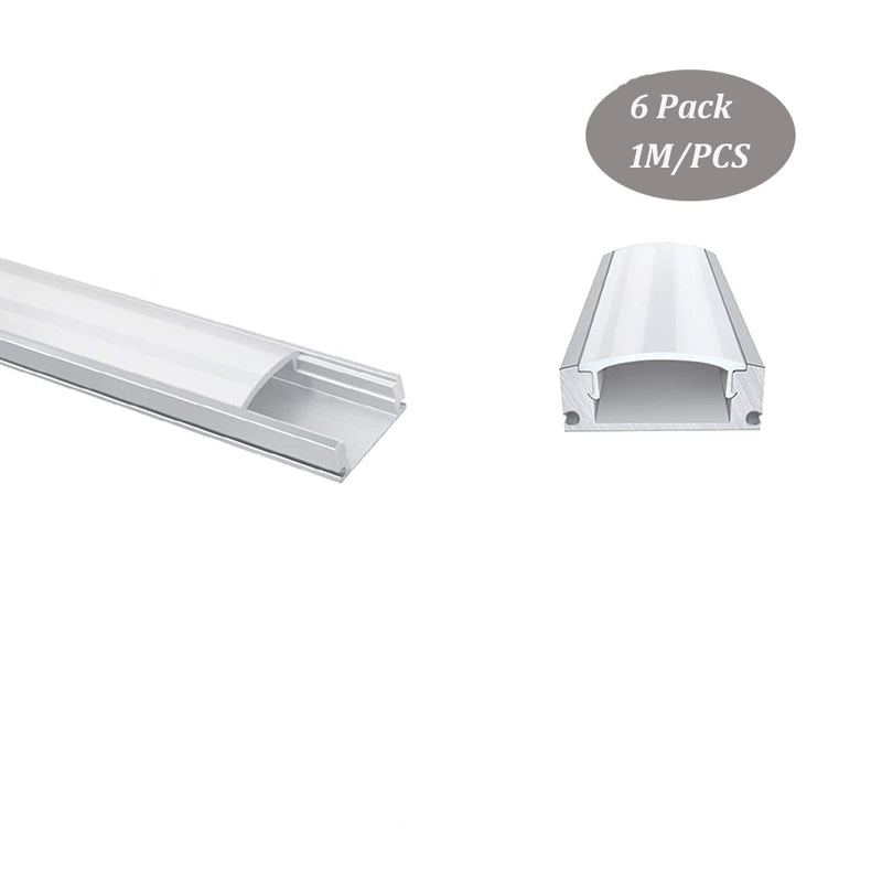 Perfil aluminio U superficie 17.5x7mm DK-MP1707A
