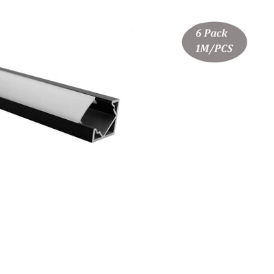 Perfil aluminio esquina 45° 19x19mm DK-MP1919A