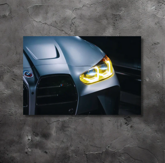 Cuadro BMW M4 Neón