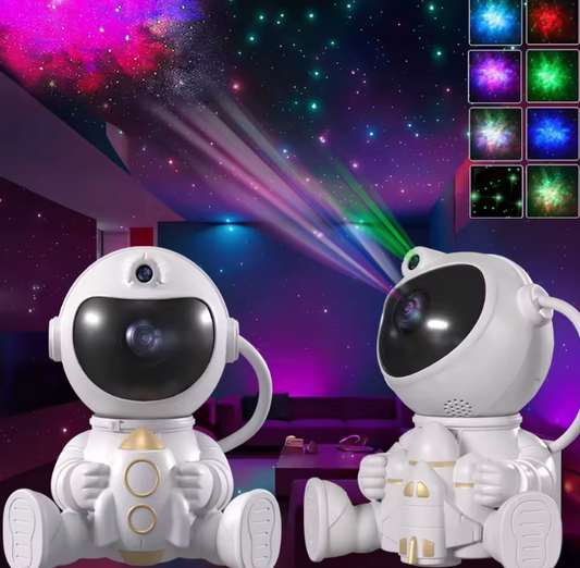Proyector de Estrellas Astronauta – Un Universo de Luz en tu Habitación