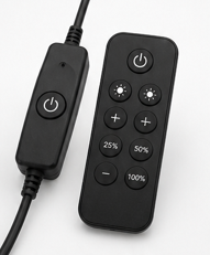 Dimmer regulador intensidad en cable para LED con mando
