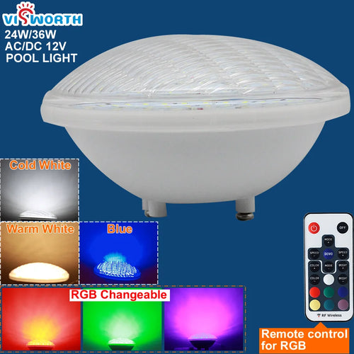 Proyector LED Piscina WiFi RGB App Control