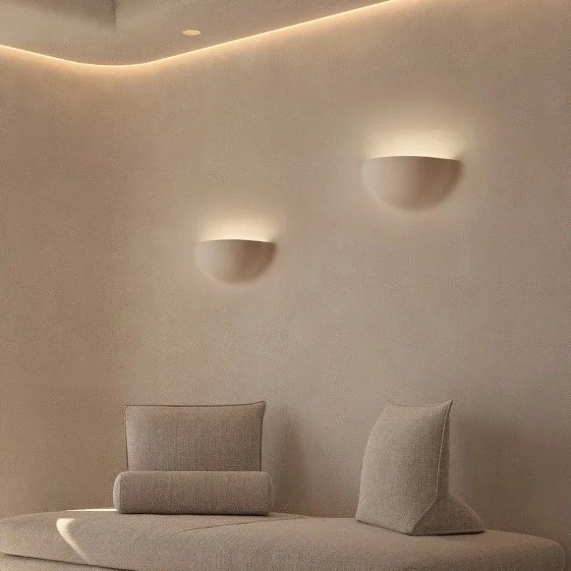 Aplique pared yeso nórdico G9 LED