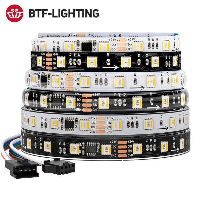 Tira LED FCOB RGBCCT 5 en 1 DC24V 960 LEDs