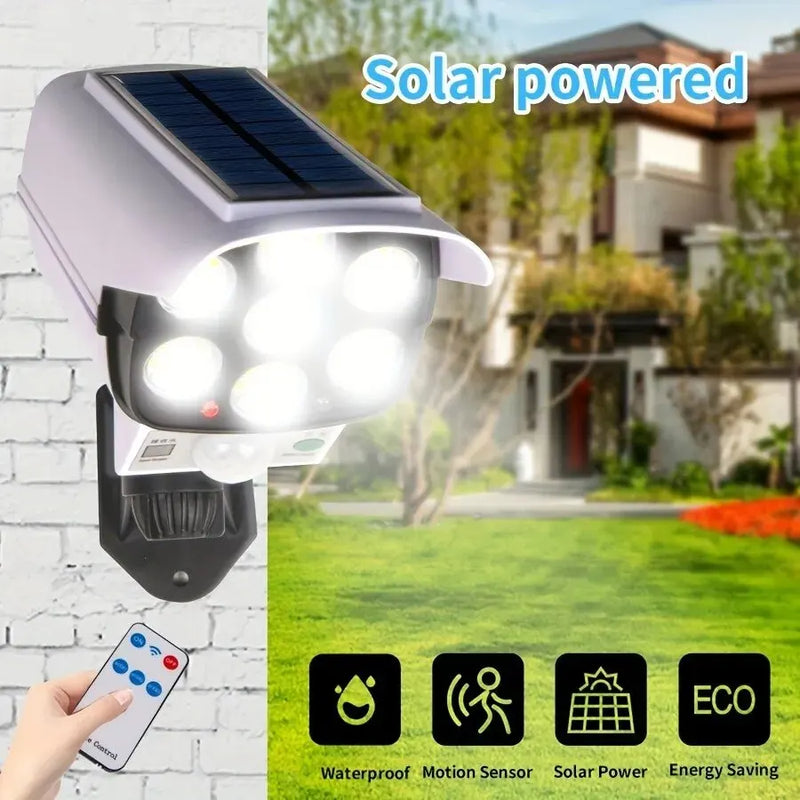 Reflector solar exterior con sensor