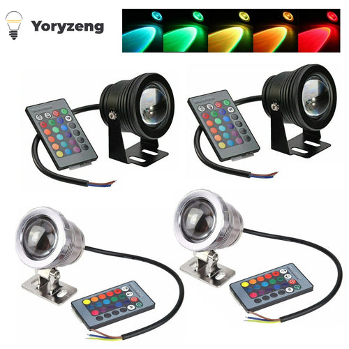 Luz LED subacuática estanque RGB