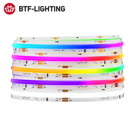 Tira LED FCOB 336 LEDs/m SPI RGB