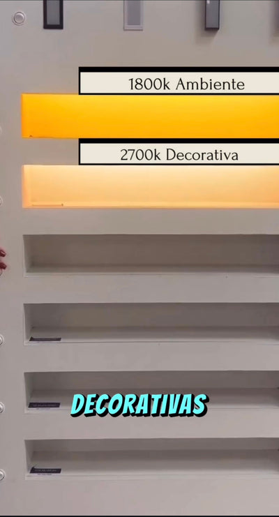 Truco para escoger la intensidad de la luz correctamente más fría o más cálida!