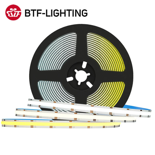 Tira LED COB 24V 3000K alta densidad