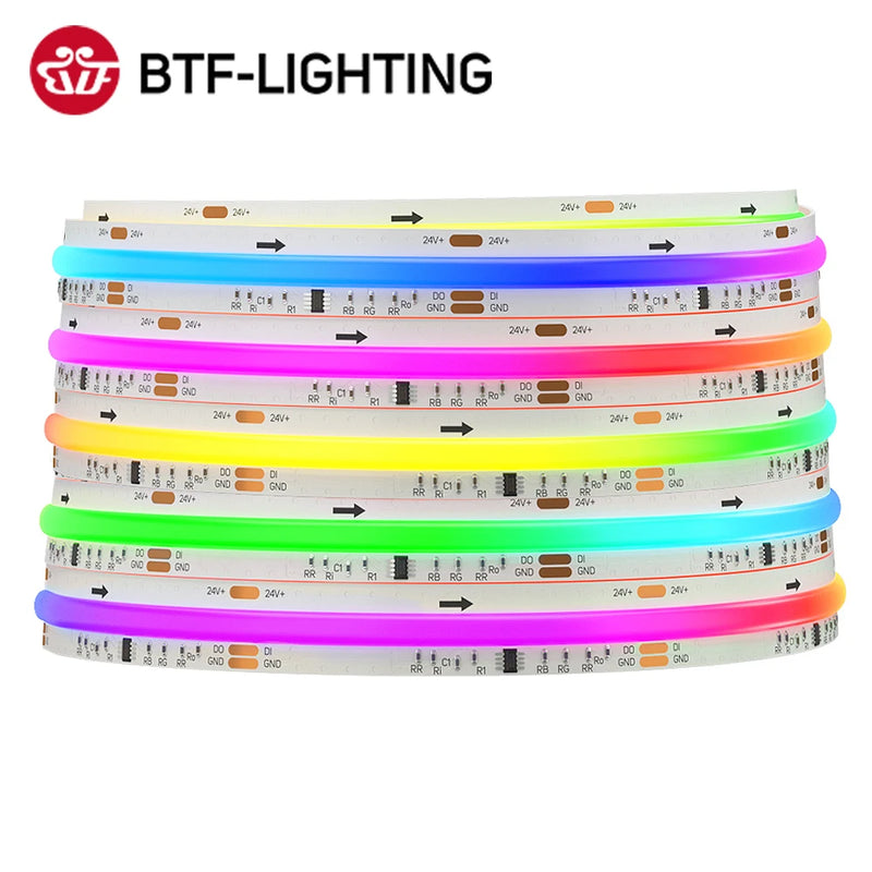 Tira LED RGBIC COB bias lighting