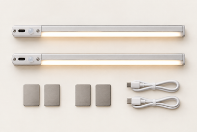 Dos barras LED recargables